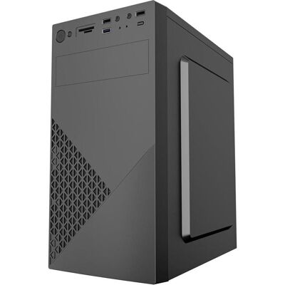 Gembird Fornax K170 mATX computer case 2x USB 20 + 1x USB 30 + 1x USB type-C black (Mini-ATX), Boîtier PC, Noir - Publicité Gembird Fornax K170 mATX computer case 2x USB 20 + 1x USB 30 + 1x USB type-C black (Mini-ATX), Boîtier PC, Noir - Publicité