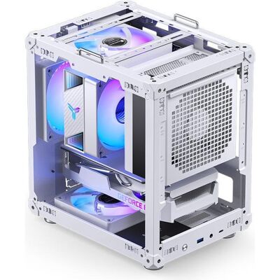 Jonsbo C6 - Boîtier PC ITX - Blanc - Publicité Jonsbo C6 - Boîtier PC ITX - Blanc - Publicité