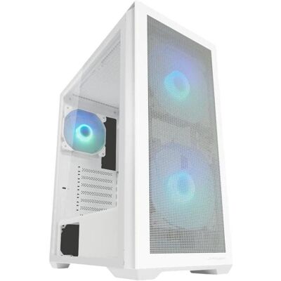 Boîtier PC Micro-ATX LC-Power - 717W Blanc USB3.2/Audio - Publicité Boîtier PC Micro-ATX LC-Power - 717W Blanc USB3.2/Audio - Publicité