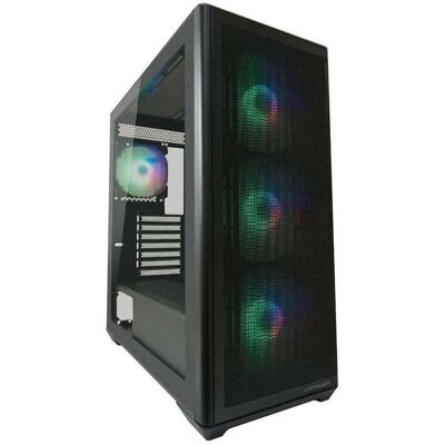 Boîtier Micro-ATX LC-Power 811B Noir - Design Moderne & Ventilateurs ARGB - Publicité Boîtier Micro-ATX LC-Power 811B Noir - Design Moderne & Ventilateurs ARGB - Publicité
