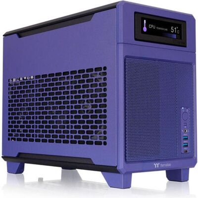 Thermaltake TR100 Future Dusk (Mini-ITX), Boîtier PC, Violet - Publicité Thermaltake TR100 Future Dusk (Mini-ITX), Boîtier PC, Violet - Publicité