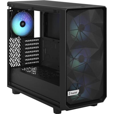 Fractal Va Meshify 2 Lite RGB Noir TG Light Tint (ATX, E-ATX, mATX, Mini-ITX), Boîtier PC, Noir - Publicité Fractal Va Meshify 2 Lite RGB Noir TG Light Tint (ATX, E-ATX, mATX, Mini-ITX), Boîtier PC, Noir - Publicité
