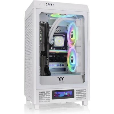 Thermaltake The Tower 200 (Mini-ITX), Boîtier PC, Blanc - Publicité Thermaltake The Tower 200 (Mini-ITX), Boîtier PC, Blanc - Publicité