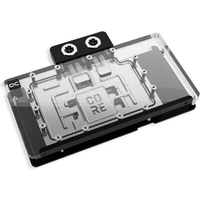 Alphacool WAK Core RX 9070 XT TUF + Prime mit Backplate, Refroidissement à eau pour GPU - Publicité Alphacool WAK Core RX 9070 XT TUF + Prime mit Backplate, Refroidissement à eau pour GPU - Publicité