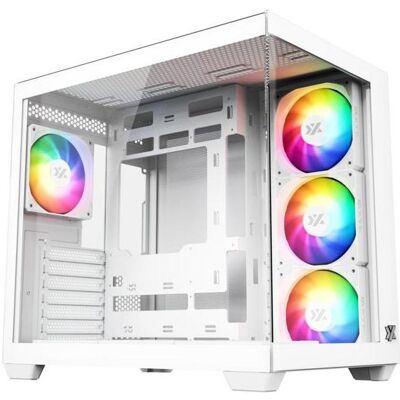 xyz X-CS-TESSERACTX-W (ATX, mATX, Mini-ITX), Boîtier PC, Blanc - Publicité xyz X-CS-TESSERACTX-W (ATX, mATX, Mini-ITX), Boîtier PC, Blanc - Publicité