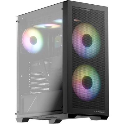 Boîtier PC LC-Power Micro-ATX 717B Noir - Mesh, supporte 6 ventilateurs - Publicité Boîtier PC LC-Power Micro-ATX 717B Noir - Mesh, supporte 6 ventilateurs - Publicité