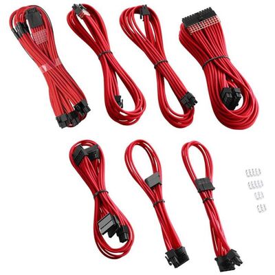 CableMod C-Series PRO ModMesh 12VHPWR Cable Kit pour Corsair RM, RMi, RMx (Black Label) - rouge (85 cm), Câble interne (PC) - Publicité CableMod C-Series PRO ModMesh 12VHPWR Cable Kit pour Corsair RM, RMi, RMx (Black Label) - rouge (85 cm), Câble interne (PC) - Publicité