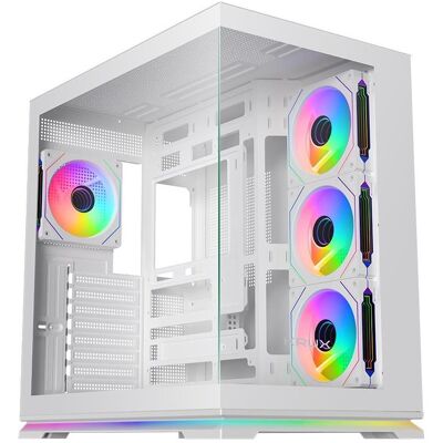 Krux Obudowa obudowa Atron White (ATX, mATX, Mini-ITX), Boîtier PC, Blanc - Publicité Krux Obudowa obudowa Atron White (ATX, mATX, Mini-ITX), Boîtier PC, Blanc - Publicité