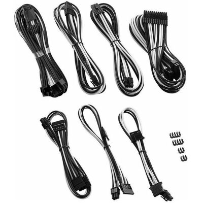 CableMod C-Series Pro ModMesh 12VHPWR Cable Kit pour Corsair RM, RMi, RMx (Black Label) - noir/blanc (60 cm, 24 broches ATX, PCIe), Câble interne (PC) - Publicité CableMod C-Series Pro ModMesh 12VHPWR Cable Kit pour Corsair RM, RMi, RMx (Black Label) - noir/blanc (60 cm, 24 broches ATX, PCIe), Câble interne (PC) - Publicité