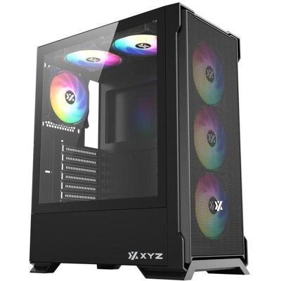 xyz X-CS-AIRONE3XM-B (ATX, mATX, Micro-ITX), Boîtier PC, Noir - Publicité xyz X-CS-AIRONE3XM-B (ATX, mATX, Micro-ITX), Boîtier PC, Noir - Publicité