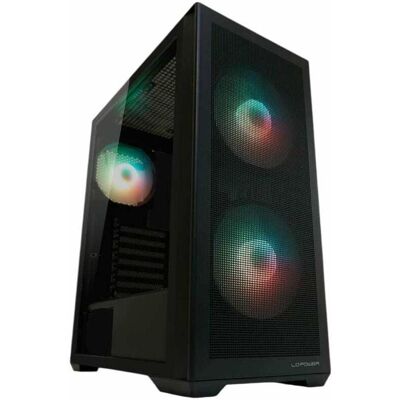 Boîtier PC LC-Power Micro-ATX 717B Noir - Mesh, supporte 6 ventilateurs - Publicité Boîtier PC LC-Power Micro-ATX 717B Noir - Mesh, supporte 6 ventilateurs - Publicité