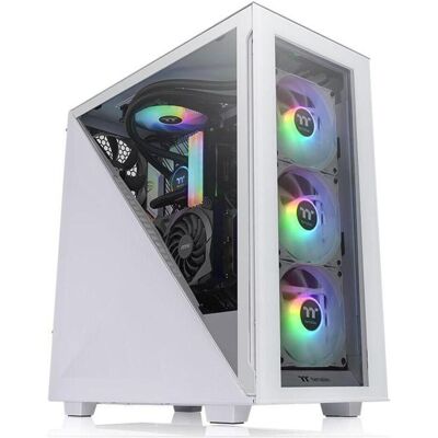 Thermaltake Divider 300 TG Snow (ATX, mATX, Mini-ITX), Boîtier PC, Blanc - Publicité Thermaltake Divider 300 TG Snow (ATX, mATX, Mini-ITX), Boîtier PC, Blanc - Publicité