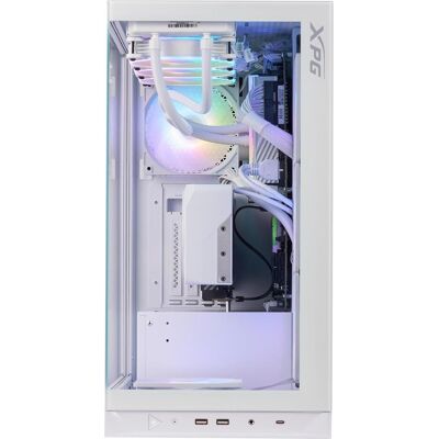 Adata XPG INVADER X/Midi Tower/Transpar./B??l?? (ATX, mATX, Mini-ITX), Boîtier PC, Blanc - Publicité Adata XPG INVADER X/Midi Tower/Transpar./B??l?? (ATX, mATX, Mini-ITX), Boîtier PC, Blanc - Publicité