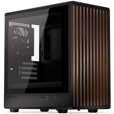 Krux Helio (mATX), Boîtier PC, Noir - Publicité Krux Helio (mATX), Boîtier PC, Noir - Publicité