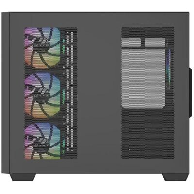xyz X-CS-QUBEX-B (ATX, mATX, Mini-DTX), Boîtier PC, Noir - Publicité xyz X-CS-QUBEX-B (ATX, mATX, Mini-DTX), Boîtier PC, Noir - Publicité