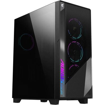 Gigabyte Cabinet BT E-ATX GB-AC500G ST (ATX, mATX, Mini-ITX), Boîtier PC, Noir - Publicité Gigabyte Cabinet BT E-ATX GB-AC500G ST (ATX, mATX, Mini-ITX), Boîtier PC, Noir - Publicité