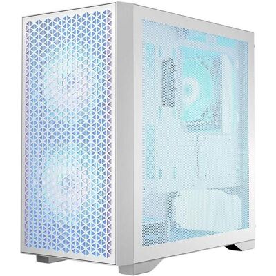Boîtier PC Dart Pro Argb Mini USB C - Blanc - Publicité Boîtier PC Dart Pro Argb Mini USB C - Blanc - Publicité