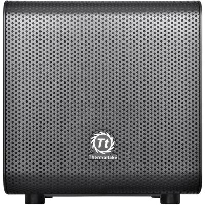 Thermaltake Core V1 (Mini-ITX), Boîtier PC, Noir - Publicité Thermaltake Core V1 (Mini-ITX), Boîtier PC, Noir - Publicité