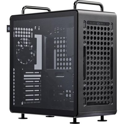 Cooler Master Qube 540 (ATX, E-ATX, mATX, Mini-ITX), Boîtier PC, Noir - Publicité Cooler Master Qube 540 (ATX, E-ATX, mATX, Mini-ITX), Boîtier PC, Noir - Publicité