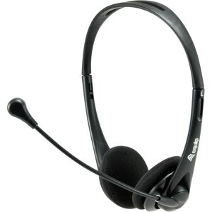 Equip Casque stéréo avec fonction de coupure du son (Filaire), Casque micro de bureau, Noir - Publicité Equip Casque stéréo avec fonction de coupure du son (Filaire), Casque micro de bureau, Noir - Publicité