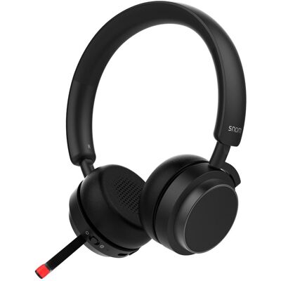 Snom A350D Bluetooth-Headset Stereo (Sans fil, USB-A, USB-C, Les équipes Microsoft), Casque micro de bureau, Noir - Publicité Snom A350D Bluetooth-Headset Stereo (Sans fil, USB-A, USB-C, Les équipes Microsoft), Casque micro de bureau, Noir - Publicité