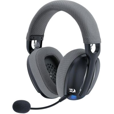 Redragon Skuld Pro wired and wireless Bluetooth gaming headset black with blue lighting (Filaire, Sans fil), Casque gaming, Bleu, Noir - Publicité Redragon Skuld Pro wired and wireless Bluetooth gaming headset black with blue lighting (Filaire, Sans fil), Casque gaming, Bleu, Noir - Publicité