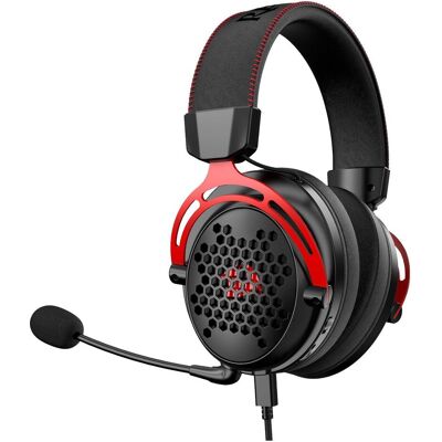 Redragon Słuchawki H386 Diomedes Czarne (H386) (Filaire), Casque gaming, Noir - Publicité Redragon Słuchawki H386 Diomedes Czarne (H386) (Filaire), Casque gaming, Noir - Publicité