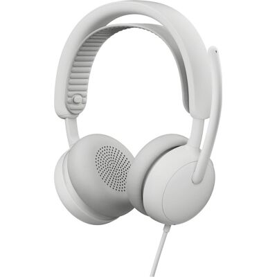 Logitech - Zone Wired 2 - Blanc - USB-C/USB-A - Headset - Publicité Logitech - Zone Wired 2 - Blanc - USB-C/USB-A - Headset - Publicité