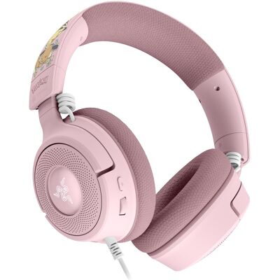 Razer Kraken V4 X - Édition Pokémon Pikachu/Évoli (Filaire), Casque gaming, Marron, Pink, Jaune, Multicolore - Publicité Razer Kraken V4 X - Édition Pokémon Pikachu/Évoli (Filaire), Casque gaming, Marron, Pink, Jaune, Multicolore - Publicité