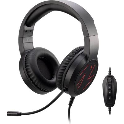 Acer Nitro Headset NHW310 Black 7.1 Surround Sound & ENC (Filaire), Casque gaming, Noir - Publicité Acer Nitro Headset NHW310 Black 7.1 Surround Sound & ENC (Filaire), Casque gaming, Noir - Publicité