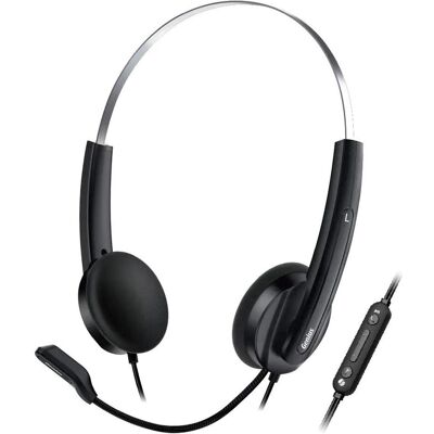Genius Casque HS-220U AI / USB / Copilot (Filaire, USB-C), Casque micro de bureau, Noir - Publicité Genius Casque HS-220U AI / USB / Copilot (Filaire, USB-C), Casque micro de bureau, Noir - Publicité