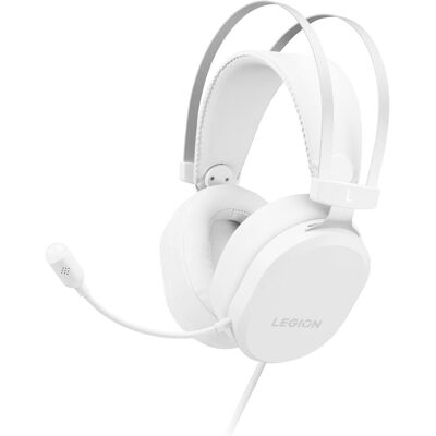 IBM Casque gaming Legion H320 avec son surround 7.1, couleur Glacier White (P) (Filaire), Casque gaming, Blanc - Publicité IBM Casque gaming Legion H320 avec son surround 7.1, couleur Glacier White (P) (Filaire), Casque gaming, Blanc - Publicité