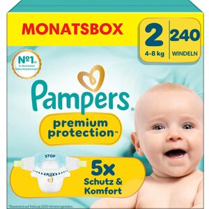 Pampers Premium Protection (Taille 2, Pack mensuel, 240 pcs) - Publicité Pampers Premium Protection (Taille 2, Pack mensuel, 240 pcs) - Publicité