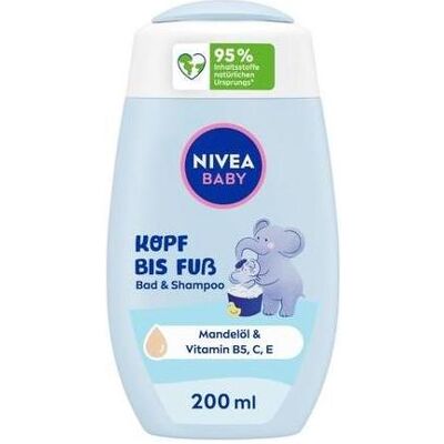 Nivea, Soin corporel bébé, De la tête aux pieds - Publicité Nivea, Soin corporel bébé, De la tête aux pieds - Publicité