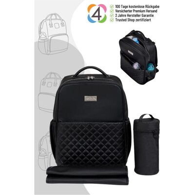 Moon Sac à Dos Mode - Bébé, noir, Polyester - Sacs à dos - Publicité Moon Sac à Dos Mode - Bébé, noir, Polyester - Sacs à dos - Publicité