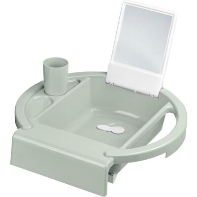 Rotho Babydesign, Baignoire pour bébé, Kinder-Waschbecken AVA Sage Green - Publicité Rotho Babydesign, Baignoire pour bébé, Kinder-Waschbecken AVA Sage Green - Publicité