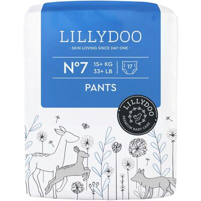 Lillydoo Baby Pants Gr. 7 (15+ kg), 17 St (Taille 7, 17 pcs) - Publicité Lillydoo Baby Pants Gr. 7 (15+ kg), 17 St (Taille 7, 17 pcs) - Publicité