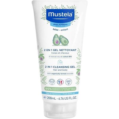 Gel Nettoyant Bébé Mustela - Doux, Naturel & Dès la Naissance - Publicité Gel Nettoyant Bébé Mustela - Doux, Naturel & Dès la Naissance - Publicité