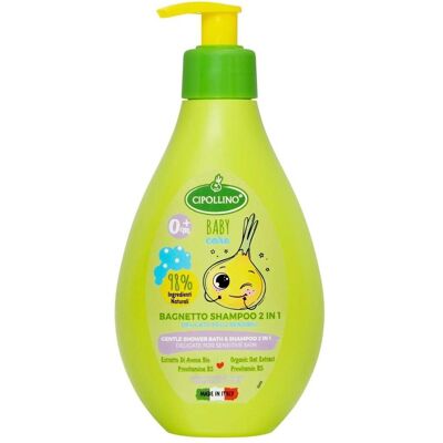 Cipollino, Soin corporel bébé, Soins pour bébés, Gel douche et shampoing 2 en 1, 250 ml - Publicité Cipollino, Soin corporel bébé, Soins pour bébés, Gel douche et shampoing 2 en 1, 250 ml - Publicité