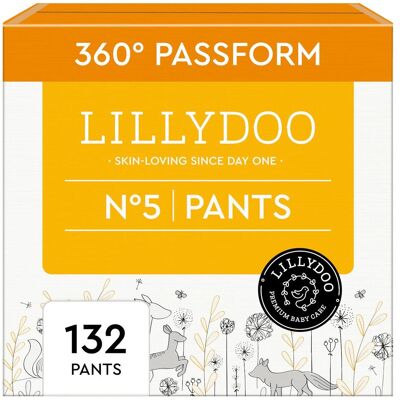 Lillydoo Baby Pants Gr. 5 (11+ kg), Monatsbox, 132 St (Taille 5, Pack mensuel, 132 pcs) - Publicité Lillydoo Baby Pants Gr. 5 (11+ kg), Monatsbox, 132 St (Taille 5, Pack mensuel, 132 pcs) - Publicité