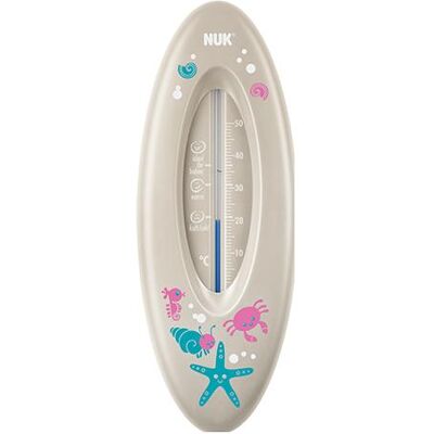 NUK, Baignoire pour bébé, Thermomètre de bain, pour un bain en toute sécurité, liquide de mesure naturel à base d'huile de - Publicité NUK, Baignoire pour bébé, Thermomètre de bain, pour un bain en toute sécurité, liquide de mesure naturel à base d'huile de - Publicité