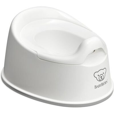 Potette intelligent BabyBjorn - Blanc/Gris - Potty portable pour enfant - Publicité Potette intelligent BabyBjorn - Blanc/Gris - Potty portable pour enfant - Publicité
