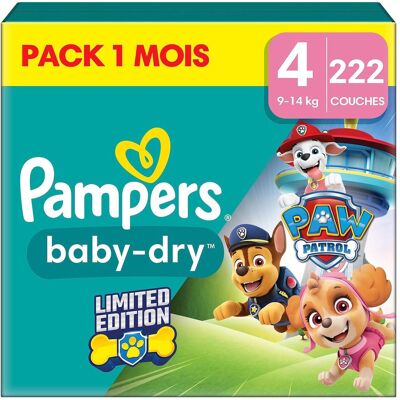 Pampers Baby-Dry Modèle Gr. 4 - Couches - Publicité Pampers Baby-Dry Modèle Gr. 4 - Couches - Publicité
