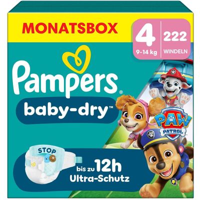 Pampers Baby-Dry Modèle Gr. 4 - Couches - Publicité Pampers Baby-Dry Modèle Gr. 4 - Couches - Publicité