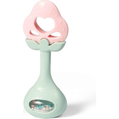 Babyono, Anneau de dentition, Anneau de dentition fraise - Hochet (0 Mois) - Publicité Babyono, Anneau de dentition, Anneau de dentition fraise - Hochet (0 Mois) - Publicité