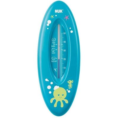 NUK, Baignoire pour bébé, Thermomètre de bain, pour un bain en toute sécurité, liquide de mesure naturel à base d'huile de - Publicité NUK, Baignoire pour bébé, Thermomètre de bain, pour un bain en toute sécurité, liquide de mesure naturel à base d'huile de - Publicité