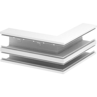 OBO Bettermann, Conduite des câbles, OBO GS-DA90170RW Angle externe asymétrique 90x170mm blanc pur - Publicité OBO Bettermann, Conduite des câbles, OBO GS-DA90170RW Angle externe asymétrique 90x170mm blanc pur - Publicité