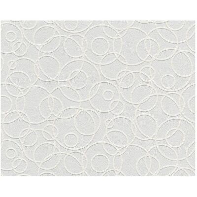 A.S. Création, Papier peint, Papier peint intissé 5611-14 Meistervlies ProProtect cercles blanc (25 cm) - Publicité A.S. Création, Papier peint, Papier peint intissé 5611-14 Meistervlies ProProtect cercles blanc (25 cm) - Publicité