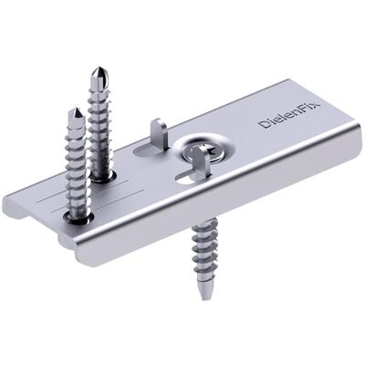 Sihga - DielenFix - fente 0-15 mm - Connecteur de terrasse - Publicité Sihga - DielenFix - fente 0-15 mm - Connecteur de terrasse - Publicité