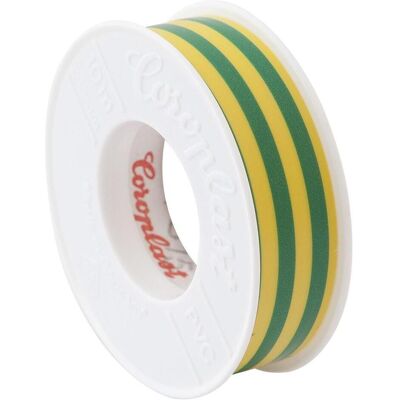 COROPLAST - CORO 2051 - vert-jaune - 10 m - Ruban isolant - Publicité COROPLAST - CORO 2051 - vert-jaune - 10 m - Ruban isolant - Publicité